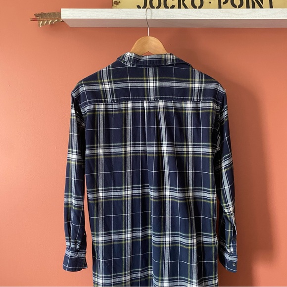 UNIQLO Plaid Longline Shirt / Dress - Picture 5 of 5